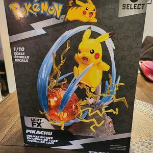 Pokemon Pikachu Deluxe Collector Statue Figure - Light FX - Authentic Details Co